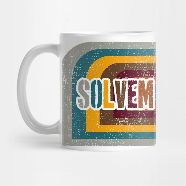 70s 80s Solvem Problem Retro Vintage Distressed Men by TeeTypo